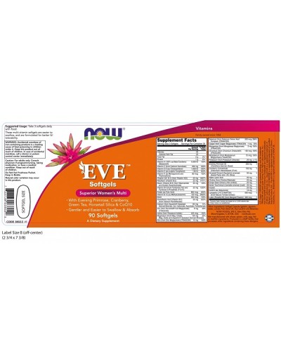 NOW EVE WOMENS MULTIPLE VITAMIN 90softgels