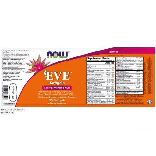 NOW EVE WOMEN'S MULTIPLE VITAMIN 90softgels