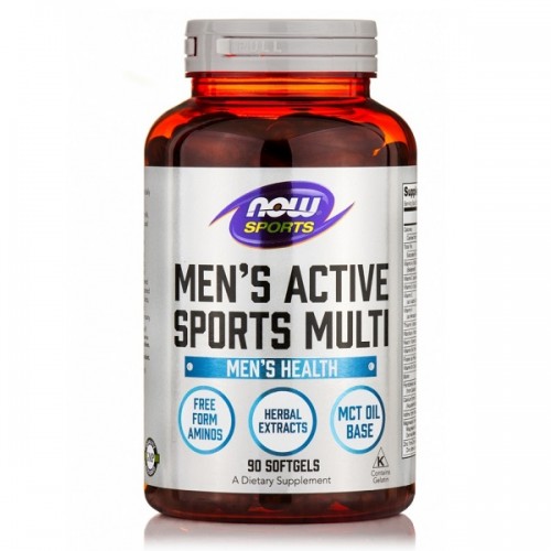 NOW SPORTS MEN'S ACTIVE SPORTS MULTI 90softgels