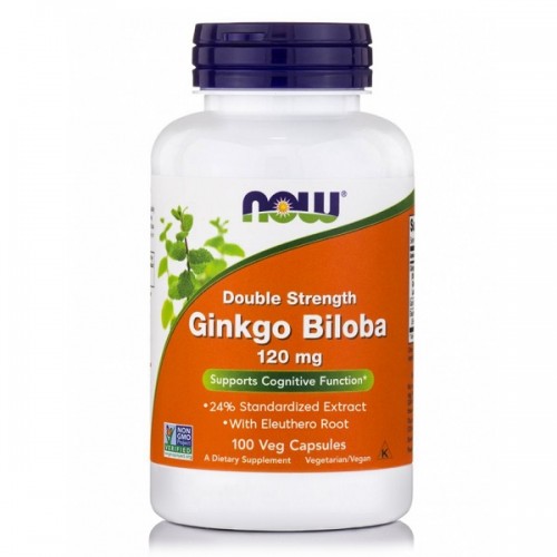 NOW GINKGO BILOBA DOUBLE STRENGTH 120mg 100Veg.caps