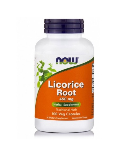 NOW LICORICE ROOT 450mg 100Veg caps