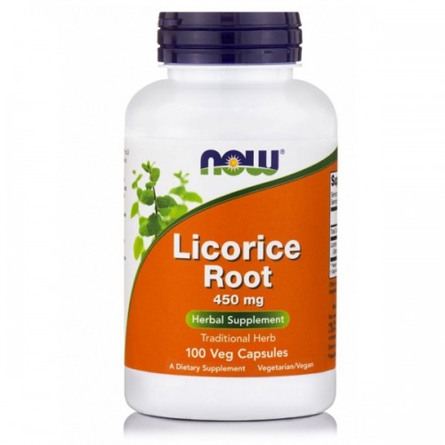 NOW LICORICE ROOT 450mg 100Veg.caps