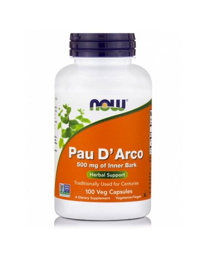 NOW PAU DARCO 500mg 100Veg caps