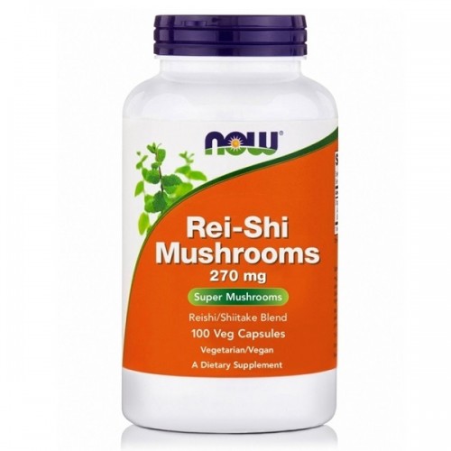 NOW REI-SHI MUSHROOMS 270mg 100Veg.caps