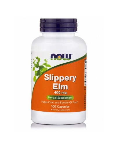 NOW SLIPPERY ELM 400mg 100caps