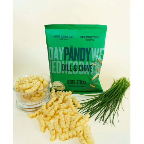 PANDY LENTIL SNACKS DILL & CHIVE 50g