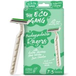 THE ECO GANG BIODEGRADABLE RAZOR ΞΥΡΑΦΑΚΙΑ ΦΥΤΙΚΗΣ ΒΑΣΗΣ 5τμχ