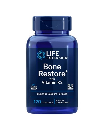 LIFE EXTENSION BONE RESTORE WITH VITAMIN K2 120caps