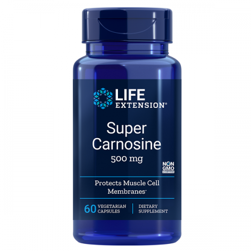 LIFE EXTENSION SUPER CARNOSINE 500mg 60Veg. caps