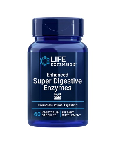 LIFE EXTENSION ENHANCED SUPER DIGESTIVE ENZYMES 60Veg caps