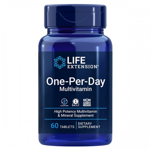 LIFE EXTENSION ONE-PER-DAY MULTIVITAMIN 60tabs