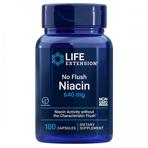 LIFE EXTENSION NO FLUSH NIACIN 640mg 100caps