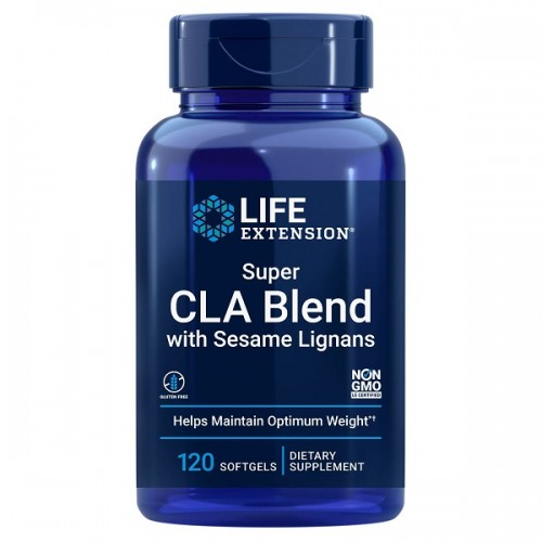 LIFE EXTENSION SUPER CLA BLEND WITH SESAME LIGNANS 120softgels