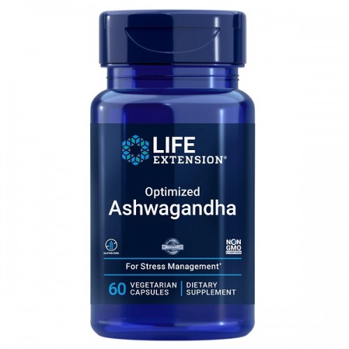 LIFE EXTENSION OPTIMIZED ASHWAGANDHA 60Veg.caps