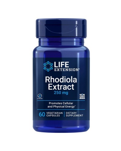 LIFE EXTENSION RHODIOLA EXTRACT 250mg 60Veg caps