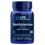 LIFE EXTENSION BENFOTIAMINE THIAMINE 100mg 120Veg.caps