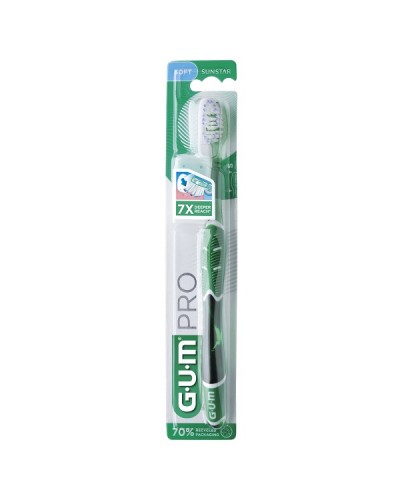 GUM PRO 525 COMPACT SOFT ΤOOTHBRUSH ΟΔΟΝΤΟΒΟΥΡΤΣΑ ΜΑΛΑΚΗ 1τμχ