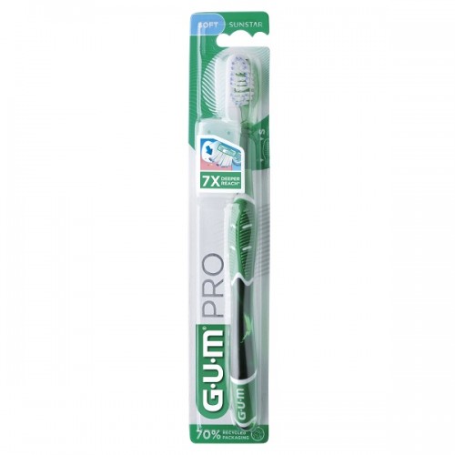 GUM PRO 525 COMPACT SOFT ΤOOTHBRUSH ΟΔΟΝΤΟΒΟΥΡΤΣΑ ΜΑΛΑΚΗ 1τμχ