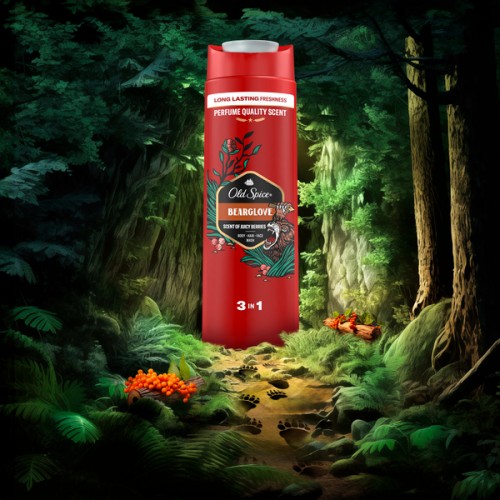 OLD SPICE SHOWER GEL & SHAMPOO BEARGLOVE 400ml