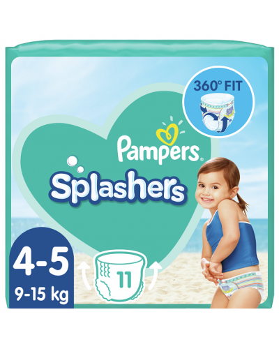 PAMPERS SPLASHERS ΠΑΝΕΣ-ΜΑΓΙΟ No 4-5 (9kg-15kg) 11τμχ