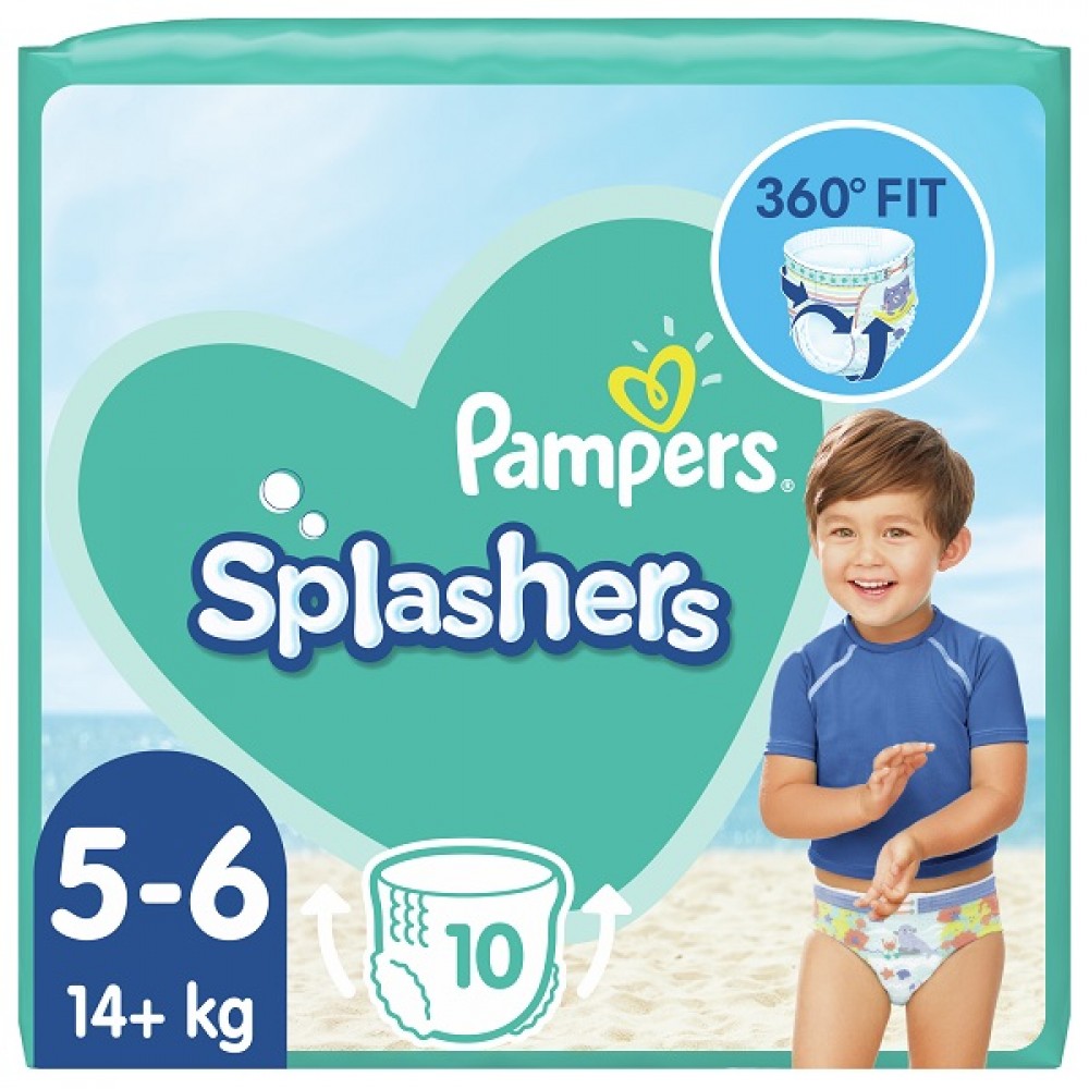 PAMPERS SPLASHERS ΠΑΝΕΣ-ΜΑΓΙΟ No 5-6 (14+ kg) 10τμχ