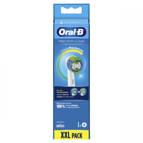 ORAL-B PRECISION CLEAN ΑΝΤΑΛΛΑΚΤΙΚΕΣ ΚΕΦΑΛΕΣ ΗΛΕΚΤΡΙΚΗΣ ΟΔΟΝΤΟΒΟΥΡΤΣΑΣ 8τμχ