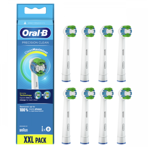 ORAL-B PRECISION CLEAN ΑΝΤΑΛΛΑΚΤΙΚΕΣ ΚΕΦΑΛΕΣ ΗΛΕΚΤΡΙΚΗΣ ΟΔΟΝΤΟΒΟΥΡΤΣΑΣ 8τμχ