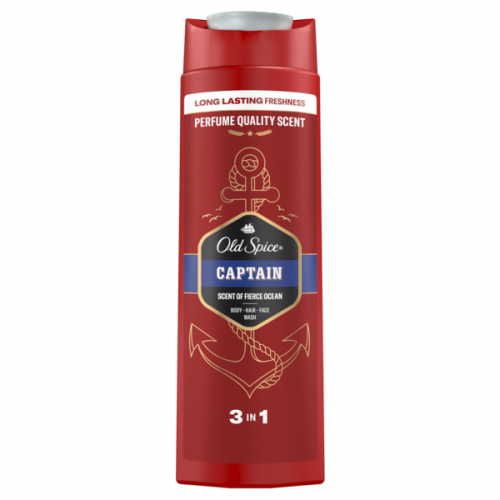 OLD SPICE SHOWER GEL & SHAMPOO CAPTAIN 400ml