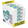 PAMPERS WIPES SENSITIVE ΜΩΡΟΜΑΝΤΗΛΑ 15x80τμχ (1200 ΜΩΡΟΜΑΝΤΗΛΑ)