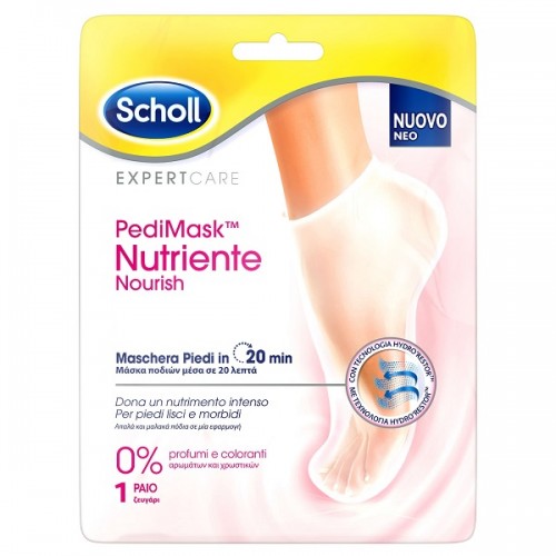 SCHOLL EXPERT CARE PEDIMASK NOURISH 0% PERFUME 1 ζευγάρι