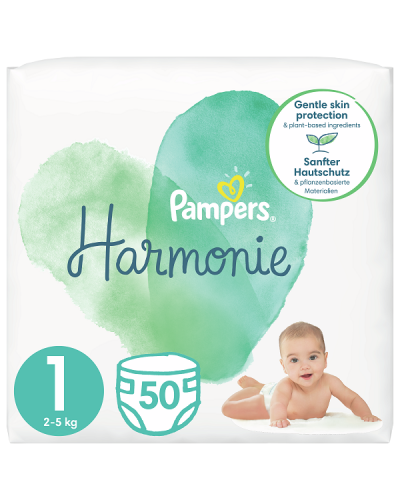 PAMPERS HARMONIE No1 (2-5kg) 50τμχ