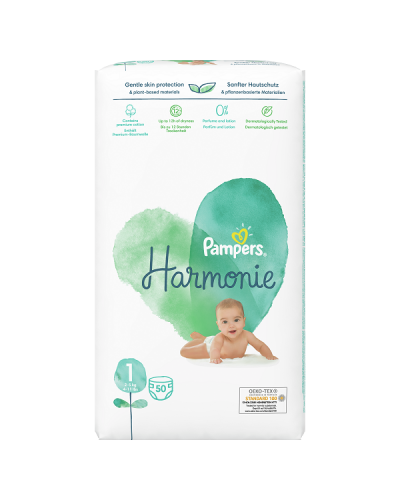 PAMPERS HARMONIE No1 (2-5kg) 50τμχ