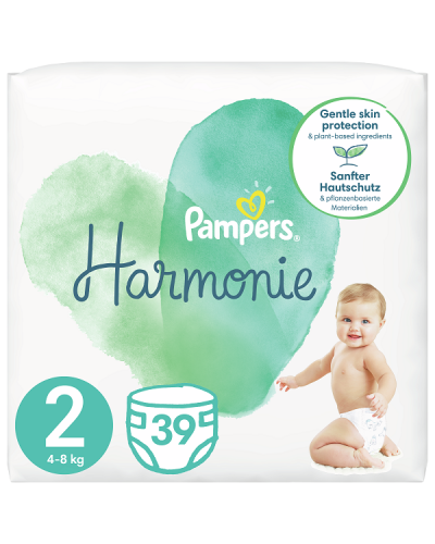 PAMPERS HARMONIE No2 (4-8kg) 39τμχ