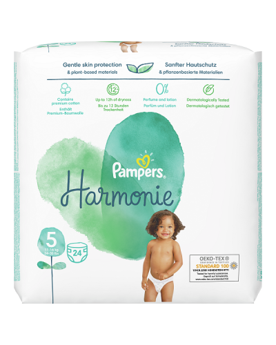 PAMPERS HARMONY ΜΕΓ 5 4Χ24 VP