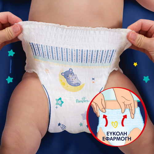 PAMPERS NIGHT PANTS ΠΑΝΕΣ-ΒΡΑΚΑΚΙ No 4 (9kg-15kg) 25τμχ