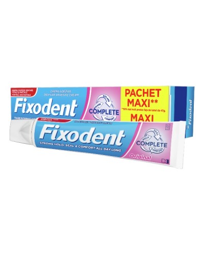 FIXODENT COMPLETE ORIGINAL ΣΤΕΡΕΩΤΙΚΗ ΚΡΕΜΑ ΓΙΑ ΤΕΧΝΗΤΗ ΟΔΟΝΤΟΣΤΟΙΧΙΑ 70gr