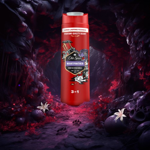 OLD SPICE SHOWER GEL & SHAMPOO NIGHTPANTHER 400ml