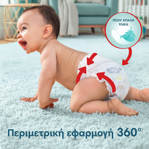 PAMPERS PREMIUM CARE PANTS ΠΑΝΕΣ-ΒΡΑΚΑΚΙ Νο 3 (6-11Kkg) MONTHLY PACK 144τμχ