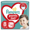 PAMPERS PANTS ΠΑΝΑ-ΒΡΑΚΑΚΙ No.8 (19kg+) 32τμχ