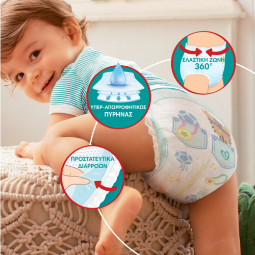 PAMPERS PANTS ΠΑΝΑ-ΒΡΑΚΑΚΙ No.8 (19kg+) 32τμχ