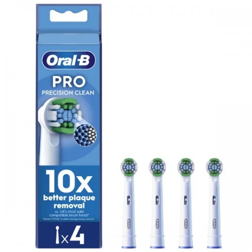 ORAL-B PRO PRECISION CLEAN ΑΝΤΑΛΛΑΚΤΙΚΕΣ ΚΕΦΑΛΕΣ ΓΙΑ ΗΛΕΚΤΡΙΚΗ ΟΔΟΝΤΟΒΟΥΡΤΣΑ 4τμχ