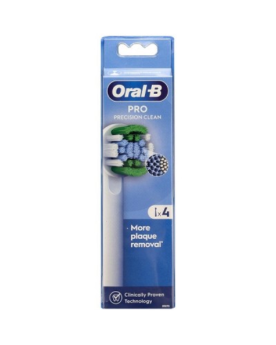 ORAL-B PRO PRECISION CLEAN ΑΝΤΑΛΛΑΚΤΙΚΕΣ ΚΕΦΑΛΕΣ ΓΙΑ ΗΛΕΚΤΡΙΚΗ ΟΔΟΝΤΟΒΟΥΡΤΣΑ 4τμχ