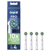 ORAL-B PRO CROSS ACTION ΑΝΤΑΛΛΑΚΤΙΚΕΣ ΚΕΦΑΛΕΣ ΗΛΕΚΤΡΙΚΗΣ ΟΔΟΝΤΟΒΟΥΡΤΣΑΣ 4τμχ