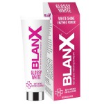 BLANX ΡRΟ GLΟSSΥ ΡΙΝΚ WHITE DEFENCE ENZYMES TOOTHPASTE 75ml