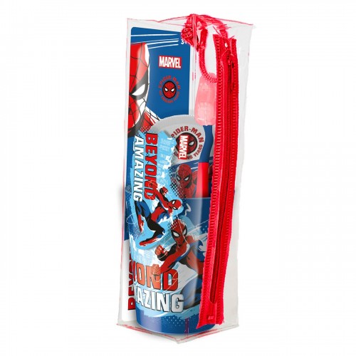 MR. WHITE SPIDER-MAN POUCE SET TOOTHBRUSH 1τμχ & TOOTHPASTE 75ml & BEAKER