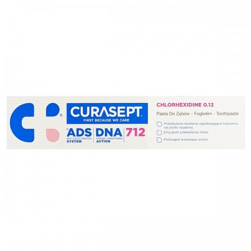 CURASEPT ADS DNA 712 0.12% CHX TOOTHPASTE 75ML