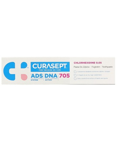 CURASEPT ADS dna705 0,05% CHX TOOTHPASTE 75ML