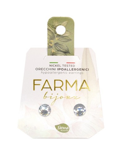 FARMA BIJOUX ΥΠΟΑΛΛΕΡΓΙΚΑ ΣΚΟΥΛΑΡΙΚΙΑ ΣΦΑΙΡΑ ΔΙΑΦΑΝΗ 6mm