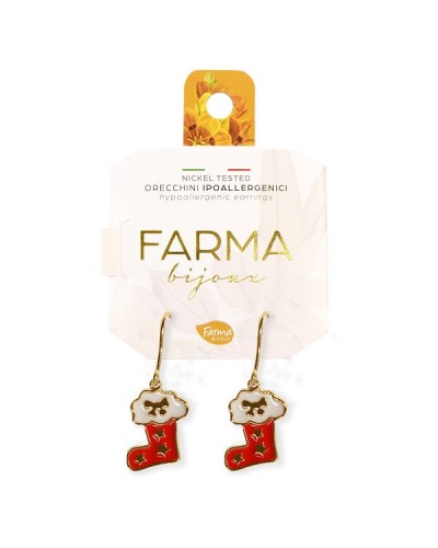 FARMA BIJOUX ΥΠΟΑΛΛΕΡΓΙΚΑ ΣΚΟΥΛΑΡΙΚΙΑ ΚΡΕΜΑΣΤΕΣ ΧΡΙΣΤΟΥΓΕΝΝΙΑΤΙΚΕΣ ΚΑΛΤΣΕΣ 25mm