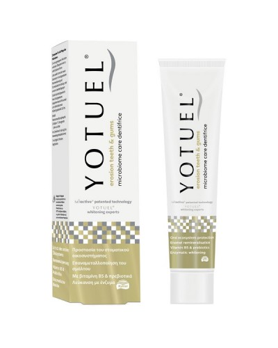 YOTUEL EROSION TEETH & GUMS MICROBIOME CARE TOOTHPASTE ΛΕΥΚΑΝΤΙΚΗ ΟΔΟΝΤΟΚΡEMA 75ml